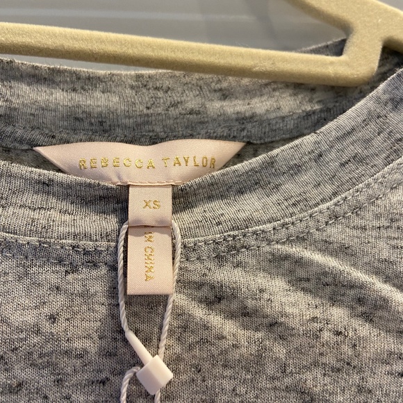 Rebecca Taylor Livy Eyelet Jersey Dress XS - Picture 9 of 12